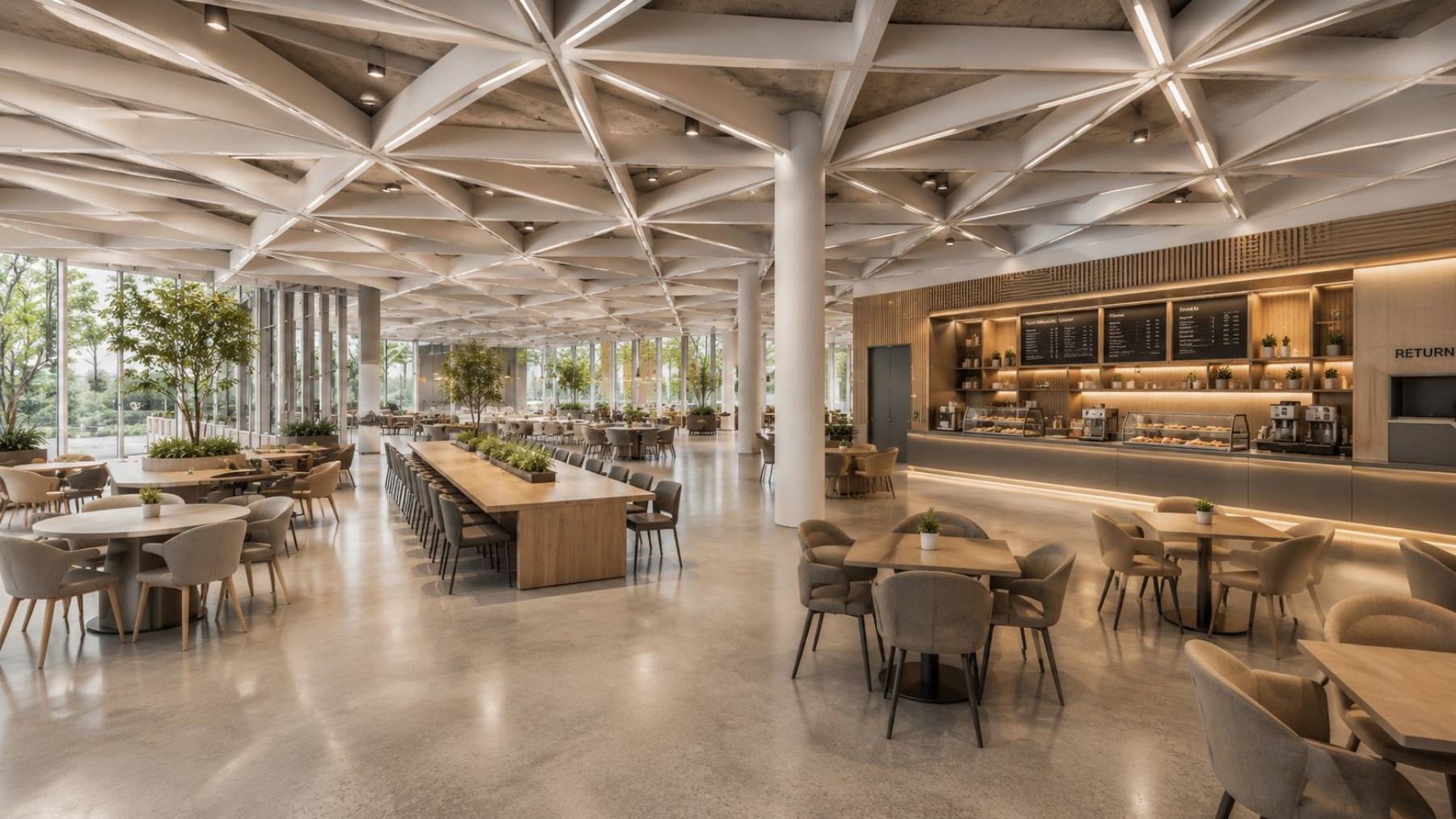 colmena — Rendu intérieur, restaurant