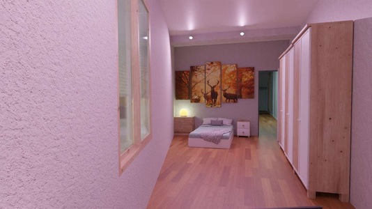 ocasio — Rendu intérieur — chambre, variante
