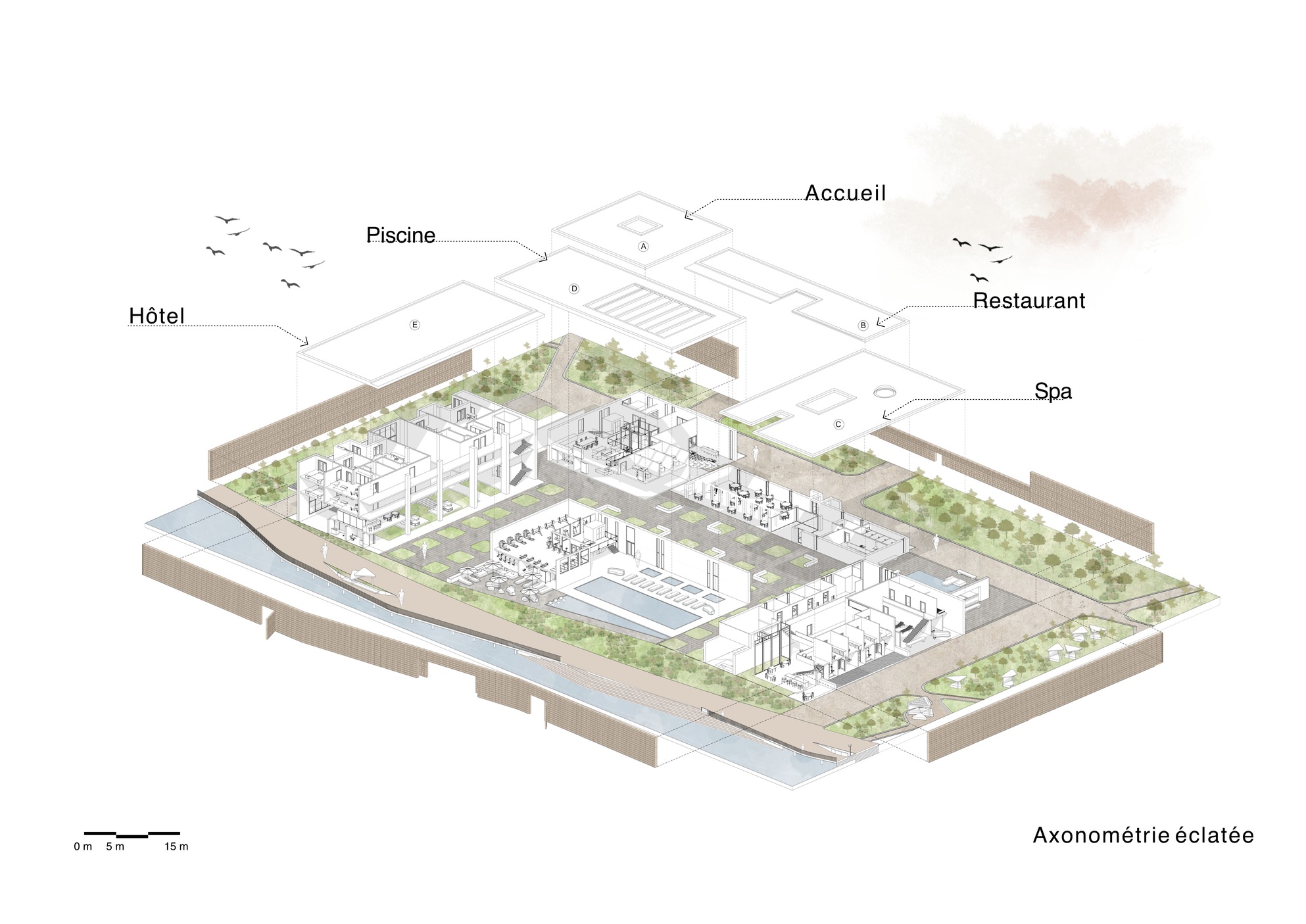 remparts — Axonométrie — programme