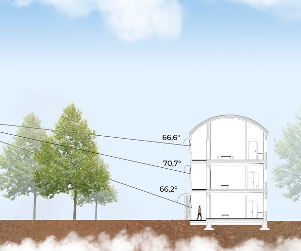 residences — Coupe — angles de vue
