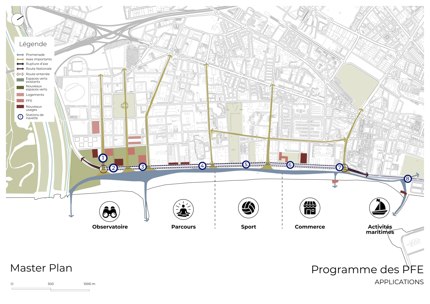 urbano — Plan masse et programme des PFE